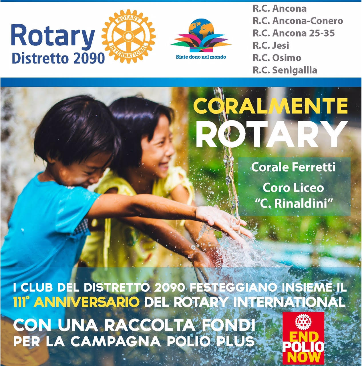 Miniatura per l'articolo intitolato:Coralmente Rotary 2016