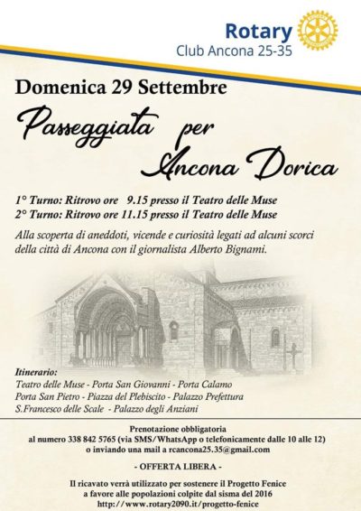 Miniatura per l'articolo intitolato:Passeggiata per Ancona Dorica